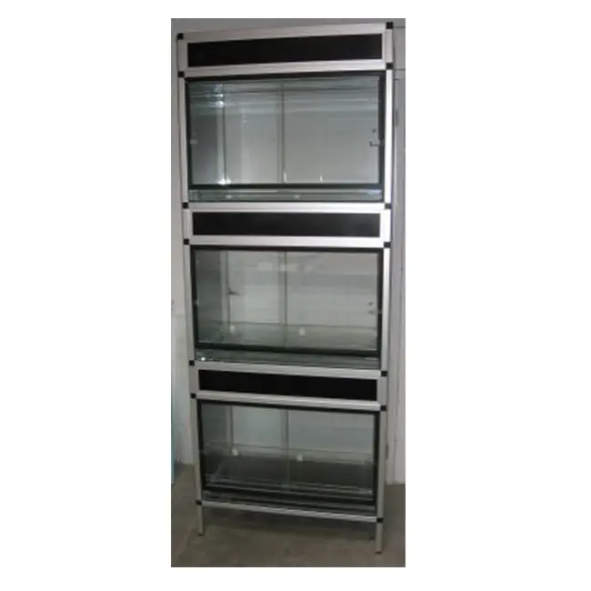 Aluminium-Stecksystem Terrarienanlage für 3x Dendrobatenterrarium 90x50x50cm ab 835 € galerij