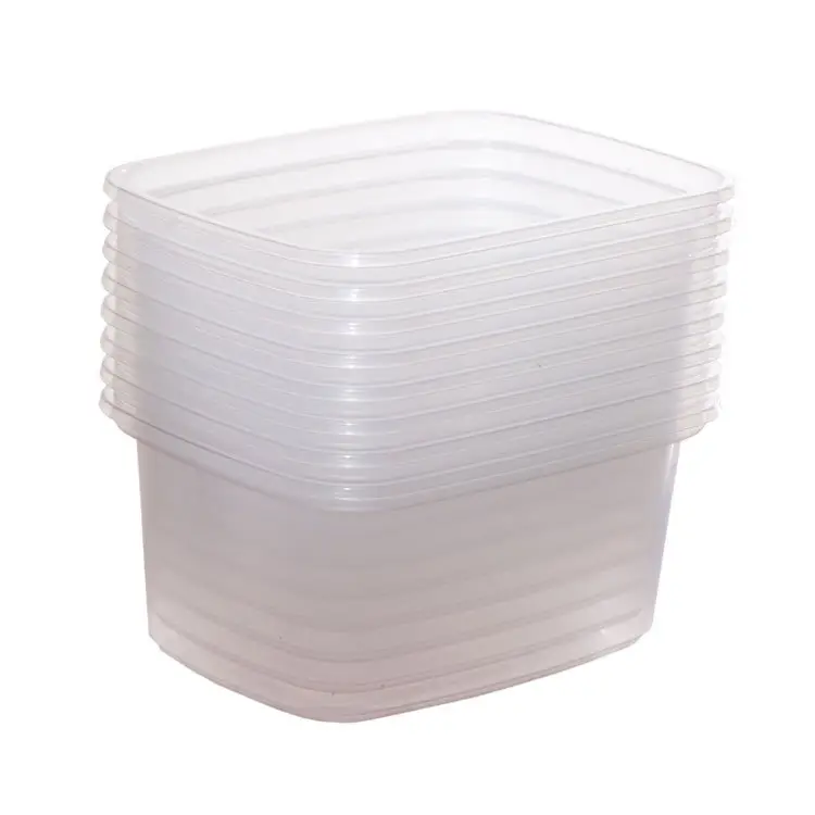 Kunststoffbecher transparent eckig 250ml (100 Stück)