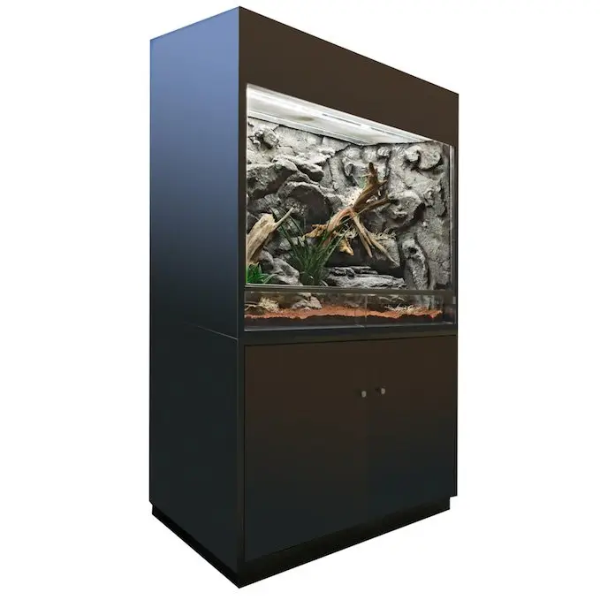 RANA Wüstenterrarium 100x50x90cm schwarz
