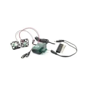 Terrarium-Lüfter 2x 40x40mm Komplettset 12V